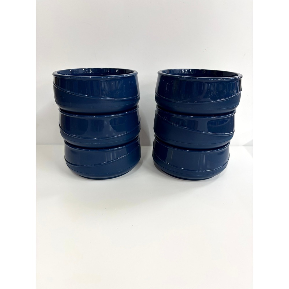 Aladdin Allure 8oz Insulated Bowl Set of 6 Eve Blue 31857 Temp-Rite Navy - Picture 2 of 6